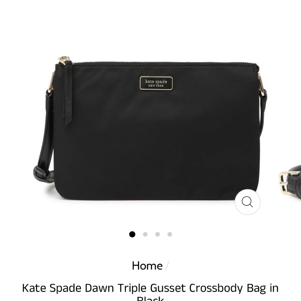 NWT Kate Spade triple gusset crossbody dawn